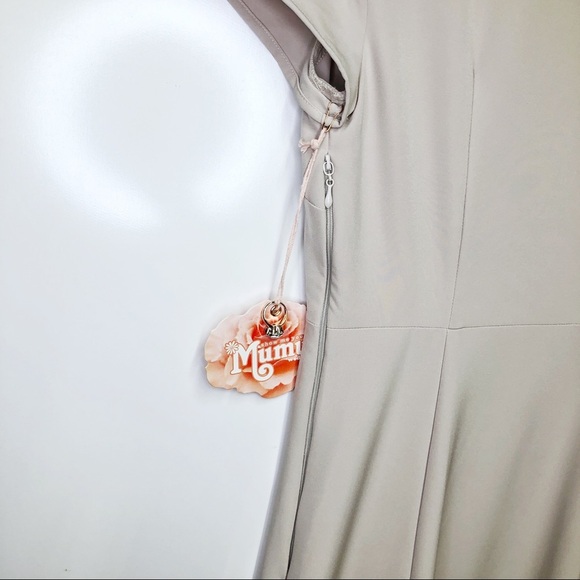 NWT Show Me Your Mumu Geneva maxi bridal dress long V-neck bridesmaid we… - Picture 12 of 13